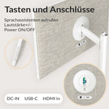 XORO MegaPAD Smart Kiosk Display 27 mit USB-C, HDMI-In, DC-IN und Bedientasten