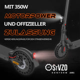 ZAMELUX E9 – Zusammenklappbarer Elektro-Scooter mit 350W Motor, 360Wh Akku und Straßenzulassung