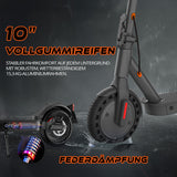 ZAMELUX E9 – Zusammenklappbarer Elektro-Scooter mit 350W Motor, 360Wh Akku und Straßenzulassung