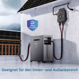 XORO SOLAR - Plug & Play Balkonkraftwerk 1720W mit 2016Wh Solarspeicher SPS 2155 – Update Oktober 2025, 5m Schutzkontaktkabel & PVH 120 Halterung – Für Balkon, Terrasse & Garten