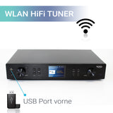 XORO HFT 440 Digitaler HiFi Tuner mit WLAN- und DAB+/UKW-Antenne