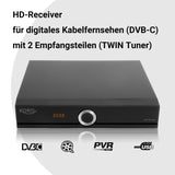 XORO HRK 7672 HDD DVB-C HD-Receiver mit TWIN Tuner