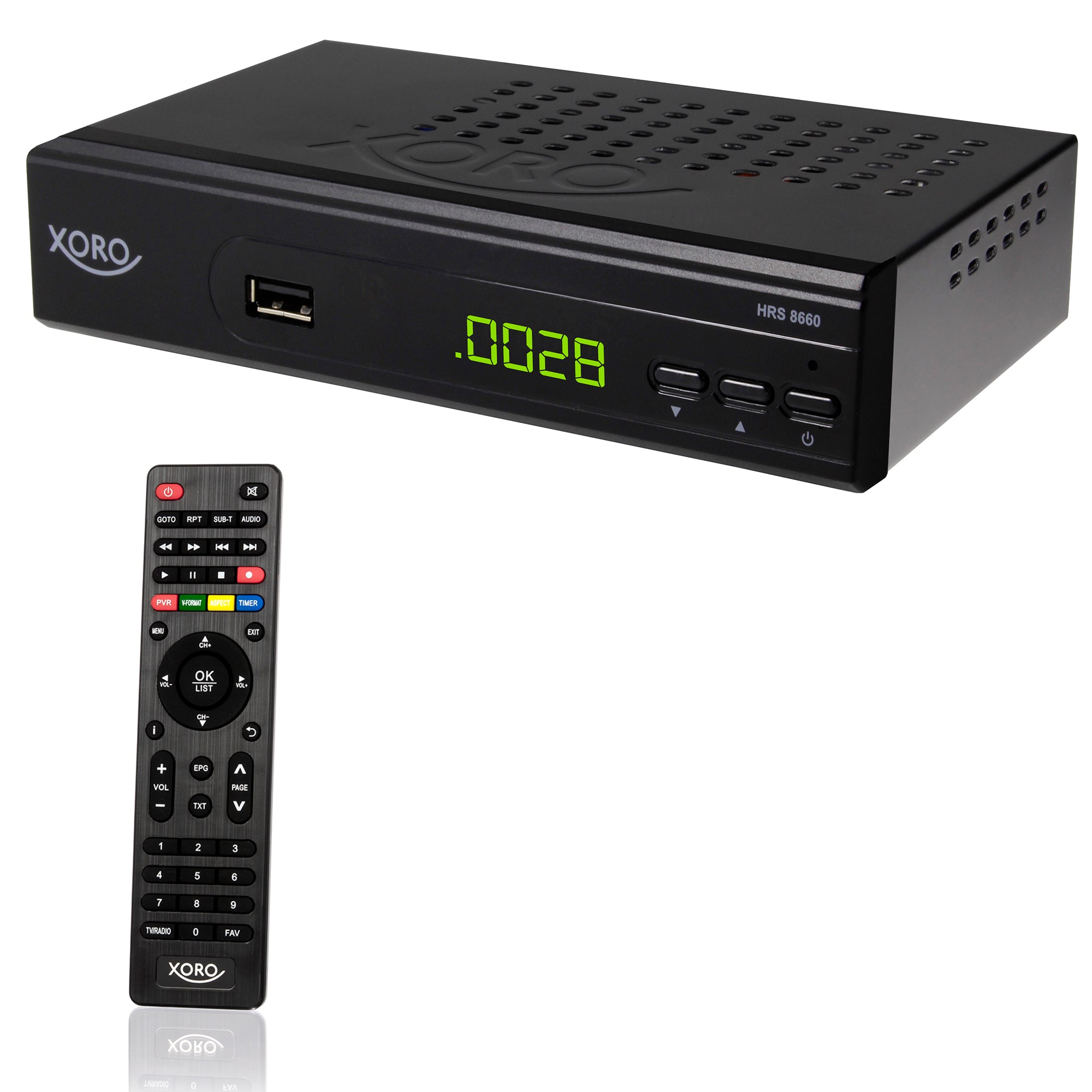 XORO HRS 8660 HD Satellitenreceiver (DVB-S2), PVR Ready