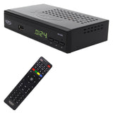 XORO HRS 8689 HD-Receiver für digitales Satellitenfernsehen mit 2-in-1-Fernbedienung und Unterstützung für Unicable 1/2