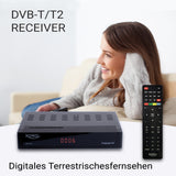 XORO HRT 8730 DVB-C/DVB-T2 HD Receiver - Kabel, freenet TV, PVR, 1xUSB, Black