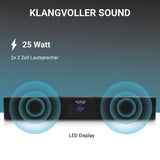Xoro Soundbar HSB 50 V2 - Bluetooth Lautsprecher, MP3 fähige USB Schnittstelle