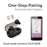 XORO KHB 25 Kabelloser In-Ear-Kopfhörer mit integriertem Akku und separater Ladebox