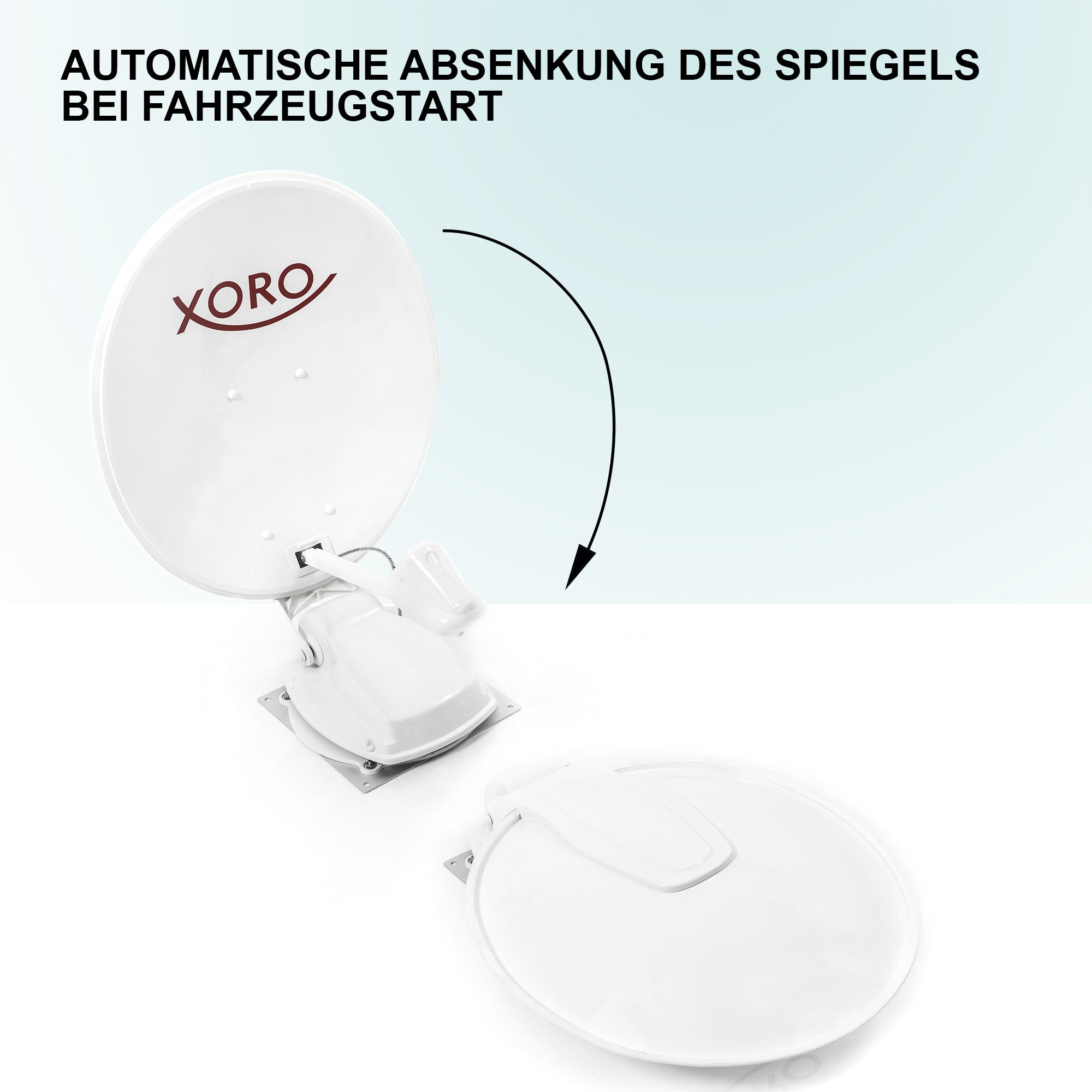 XORO MTA 65 BT TWIN 65 cm Vollautomatische Satelliten-Antenne mit TWIN-LNB