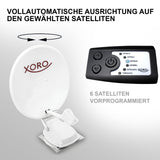 XORO MTA 65 BT TWIN 65 cm Vollautomatische Satelliten-Antenne mit TWIN-LNB