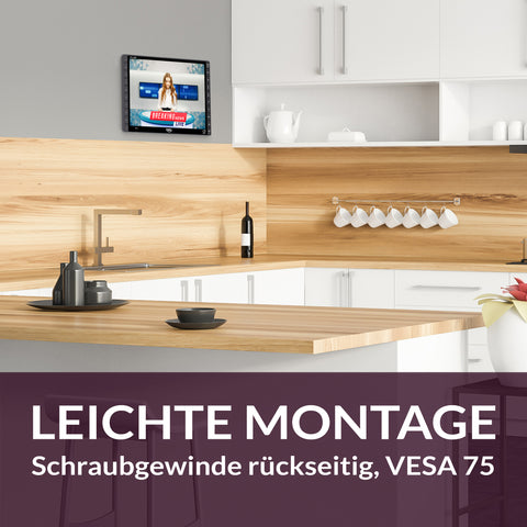 XORO PTL 1455 - Exklusiv für Österreich: Tragbarer Fernseher (35,5 cm/14") mit DVB‐T2 HD Tuner und mit integriertem simpliTV CA-System